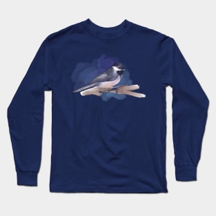 watercolor bird Long Sleeve T-Shirt